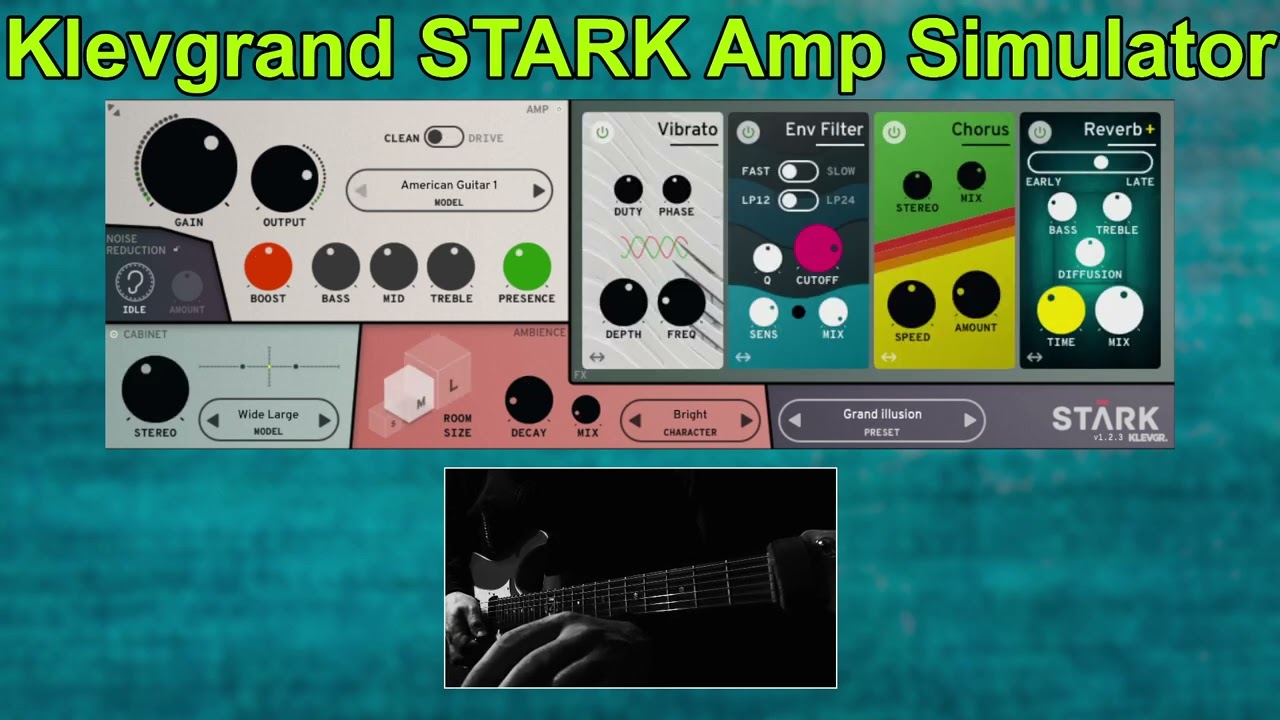 Amp Simulator Klevgrand STARK | Pedalboard VST | Factory Sound