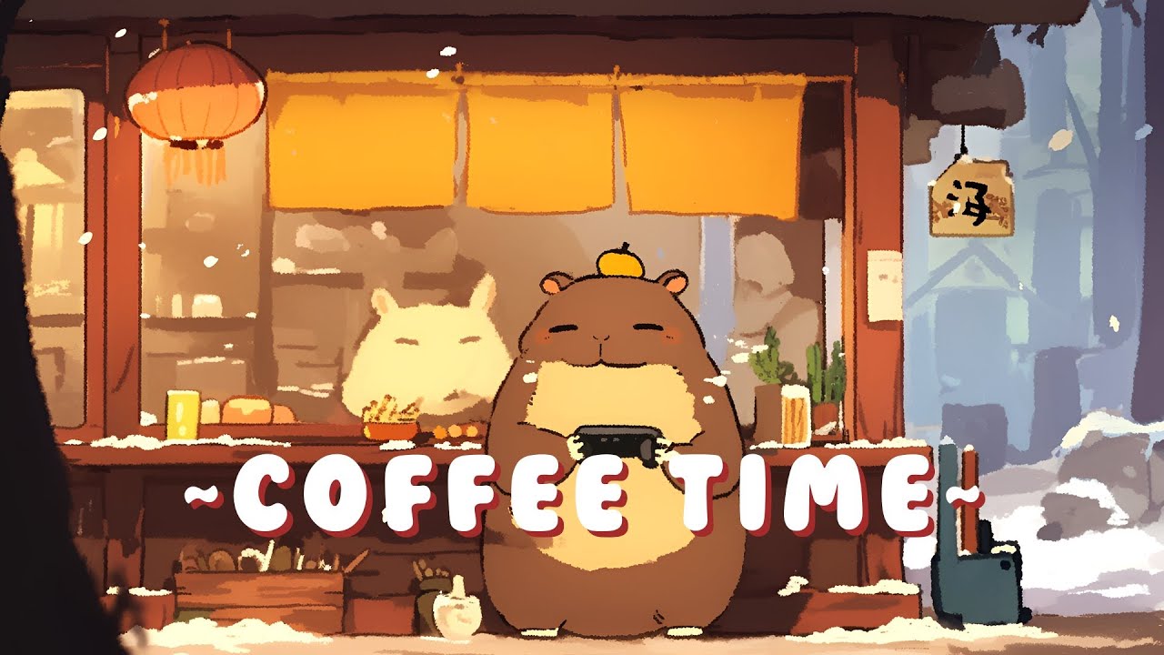 24/7 Capybara Lofi Beats - Study Session Music Mix ~ Dreamy Vibes ~ 📚 🎵