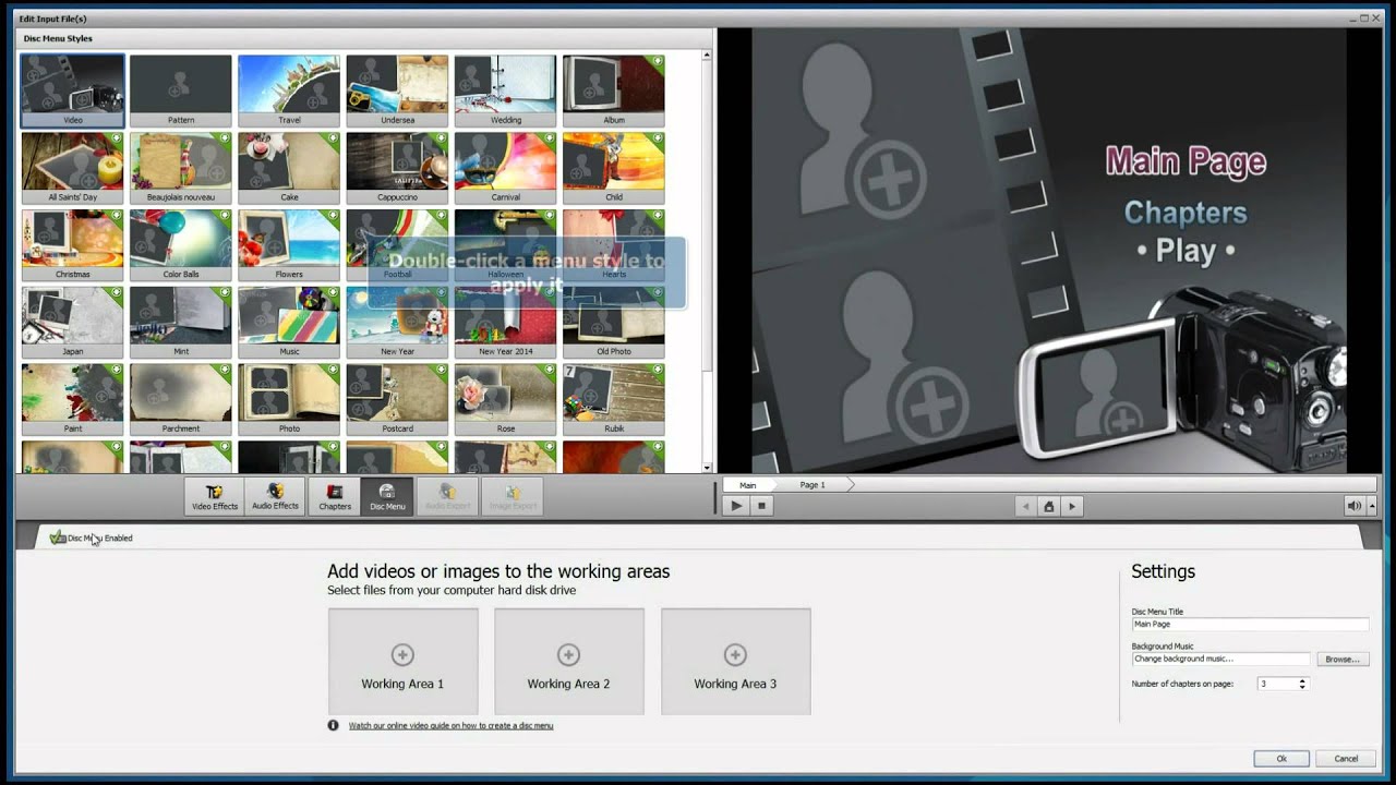 How to convert video to DVD format with menu using AVS Video Converter?