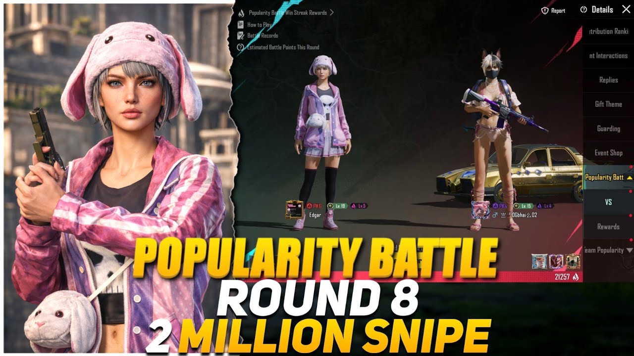 2 MILLION+ SNIPE | POPULARITY BATTLE JOURNEY ROUND 8