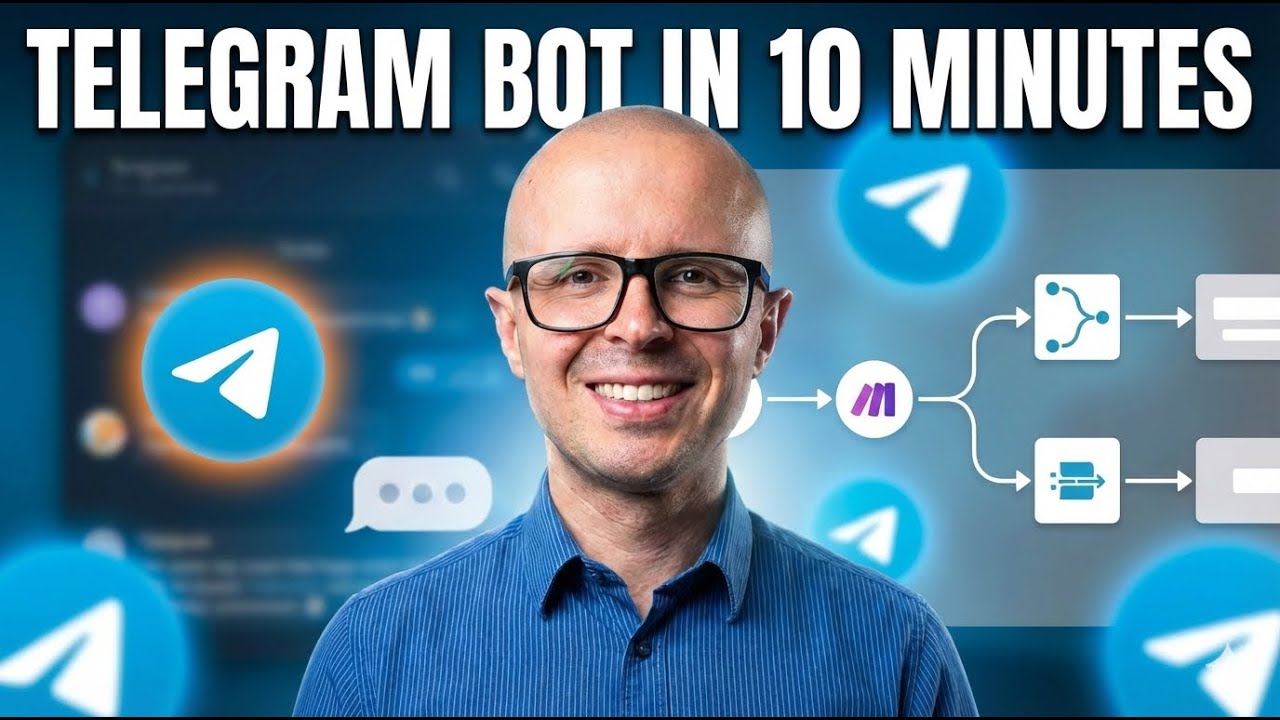 How To Build a Telegram Bot with Make.com (No Code, Step-by-Step)