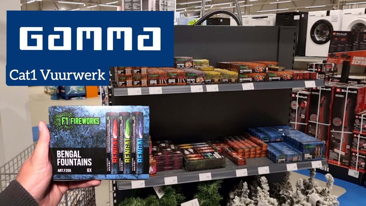 CAT1 Vuurwerk Bij De Gamma!  -  Maar is het goed?