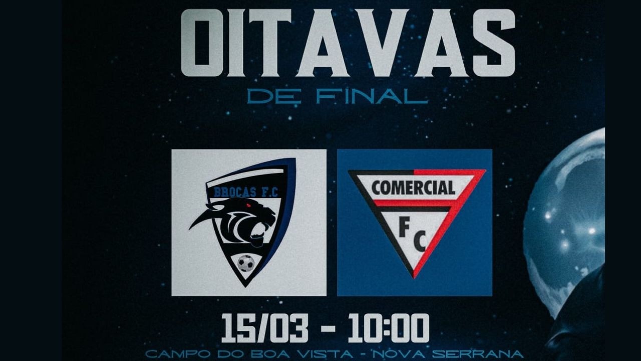 XXXV CAMPEONATO CLASSISTA -OITAVAS DE FINAL  BROCAS X COMERCIAL