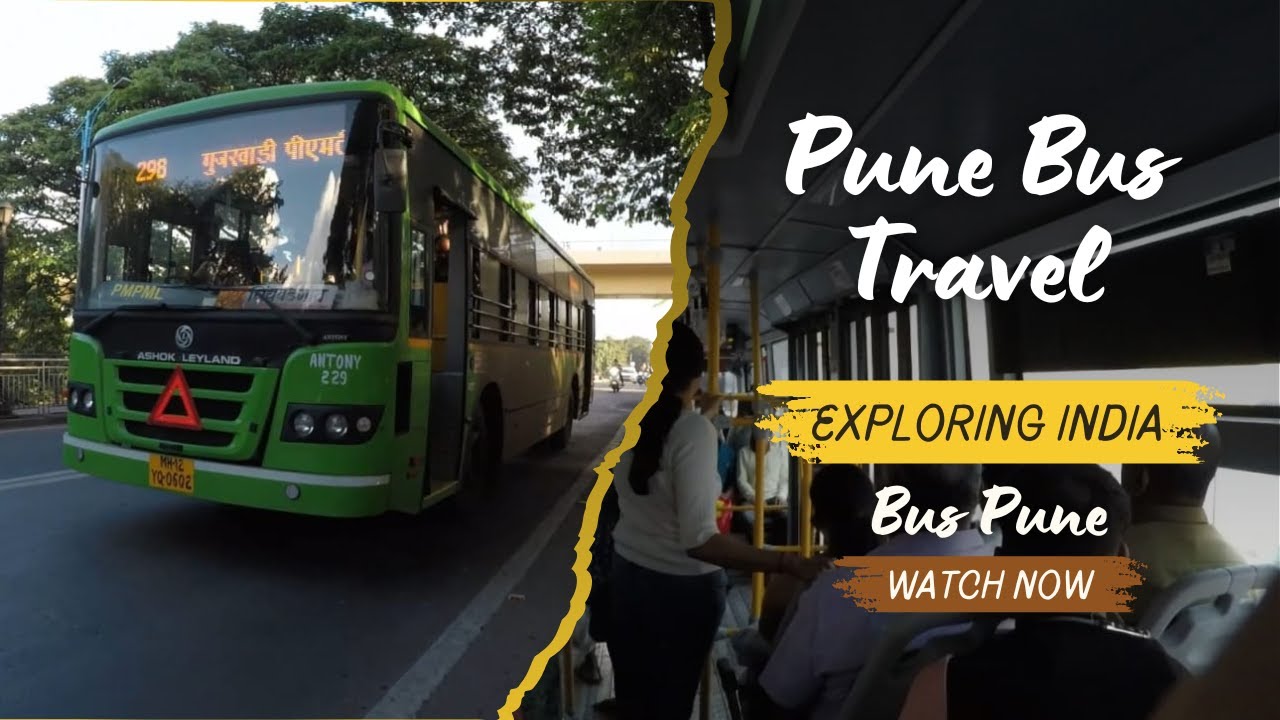 PUNE BUS TRAVEL ASMR: DENGLE PUL TO DANGE CHOWK | PMPML SOUNDS ONLY VLOG 🚌🇮🇳