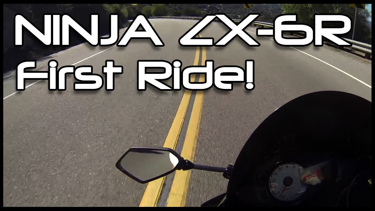 First Ride: 2009 Kawasaki ZX-6R!