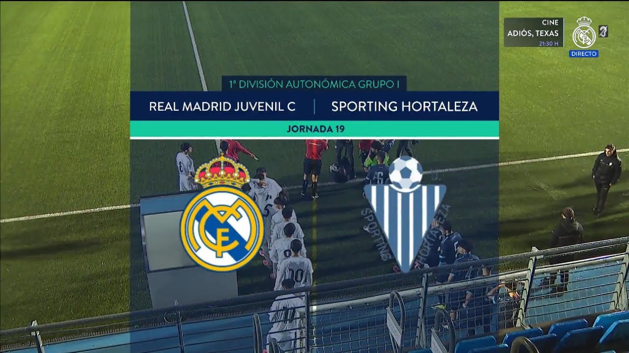 Real Madrid Juvenil C - Sporting Hortaleza (J19 - División Autonómica Juvenil) - RMTV