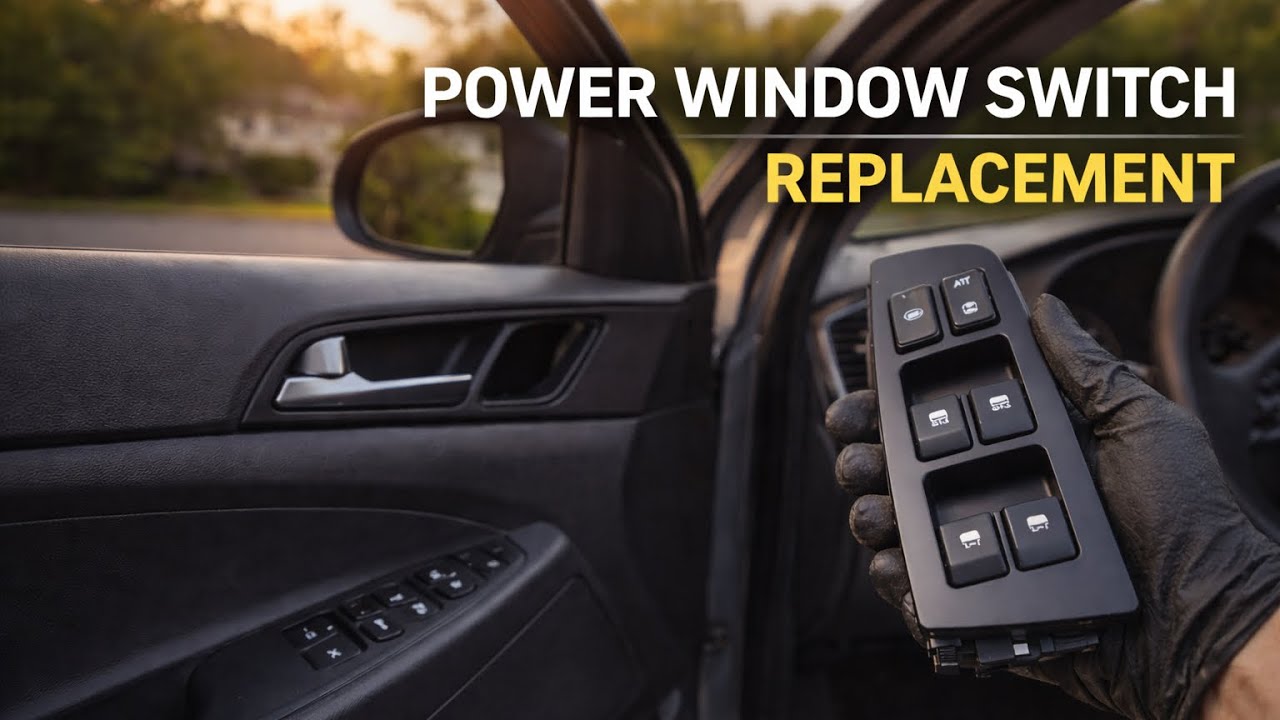 How to Replace a Power Window Switch | Hyundai Tucson & Kia 