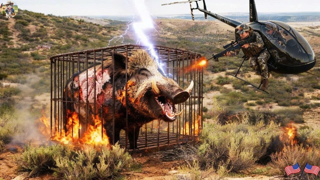 UNBELIEVABLE! An Unexpected Situation When a Wild Boar Monster Gets Trapped - Extremely Dangerous