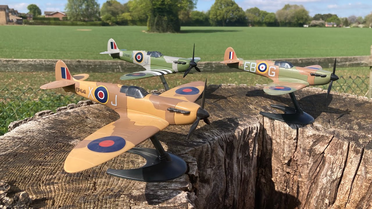 Airfix Quickbuild Spitfires and the collection
