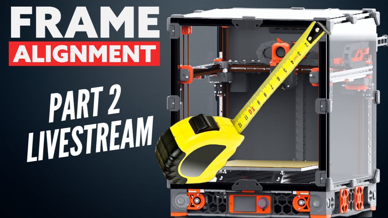 Voron 350mm 3D Printer Build Part 2: squaring the frame