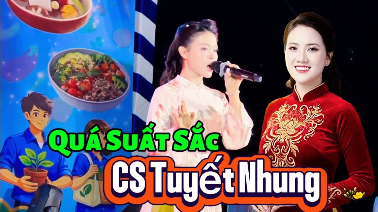 2/1 Quá Hay CS Tuyết Nhung Hát Show Ẩm Thực  Chay  Nguyên Góp Từ Thiện 