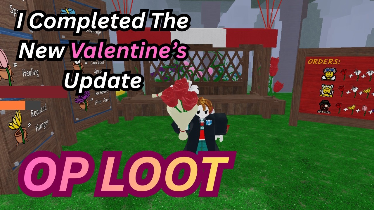 I Completed the NEW 99 Nights in the Forest UPDATE (OP LOOT + VALENTINES DAY)