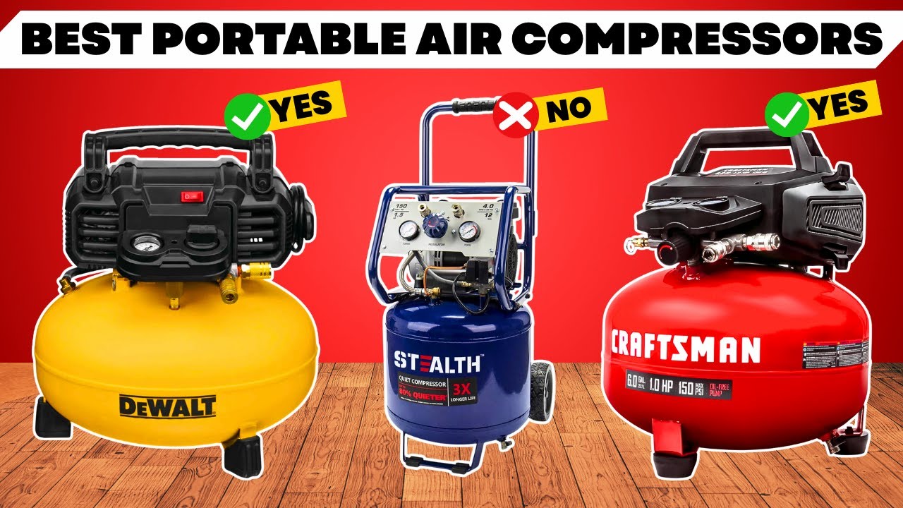 The 6 Best Portable Air Compressors of 2026 | Don’t Buy an Air Compressor Until You Watch This! 😱