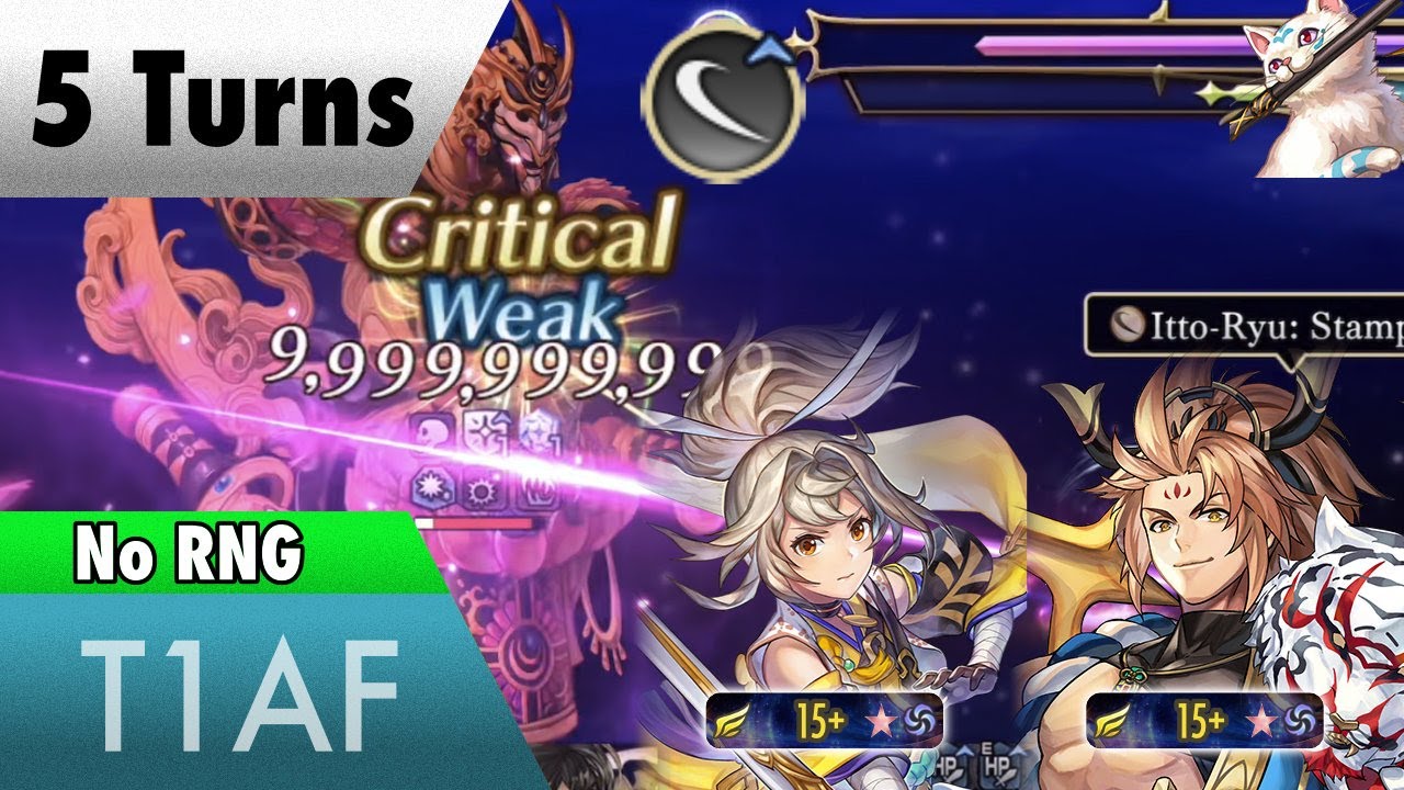 Another Eden - Heavenly Tsukuyomi's Shadow (Fugen Slash 5Turn)