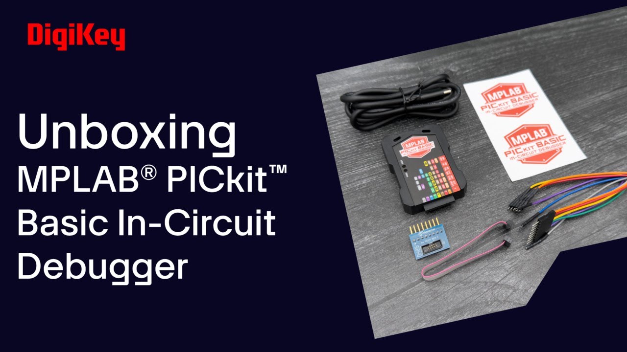 Microchip MPLAB&reg; PICkit&trade; Basic In-Circuit Debugger - Unboxing | DigiKey