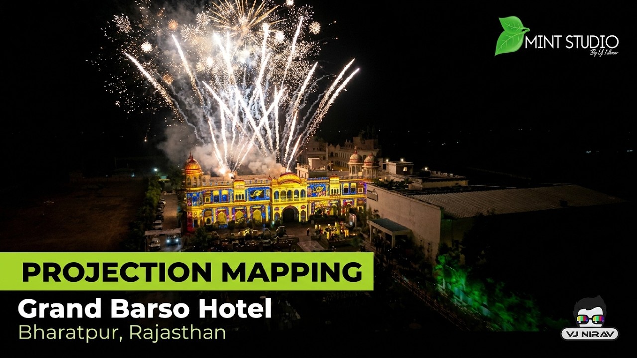 Bharatpur Projection Mapping Teaser - Mint Studio Vj Nirav