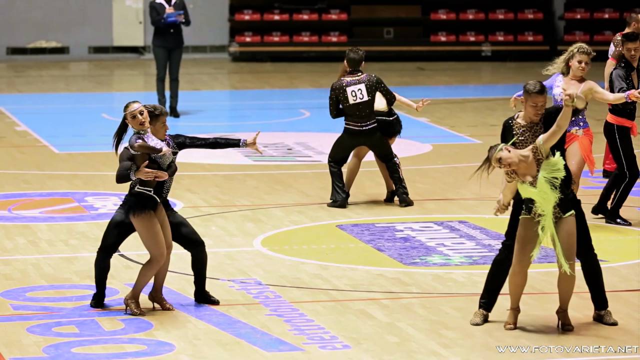 Bachata, danza caraibica. Competizione di Danza Gold Master 2016.(FIDS).