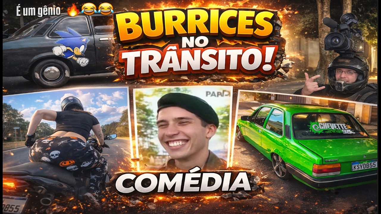 COMÉDIA NO TRÂNSITO - Esses Motoristas NÃO Deveriam Ter Carteira 😂 - 🤡IMPOSSÍVEL NÃO RIR 😂
