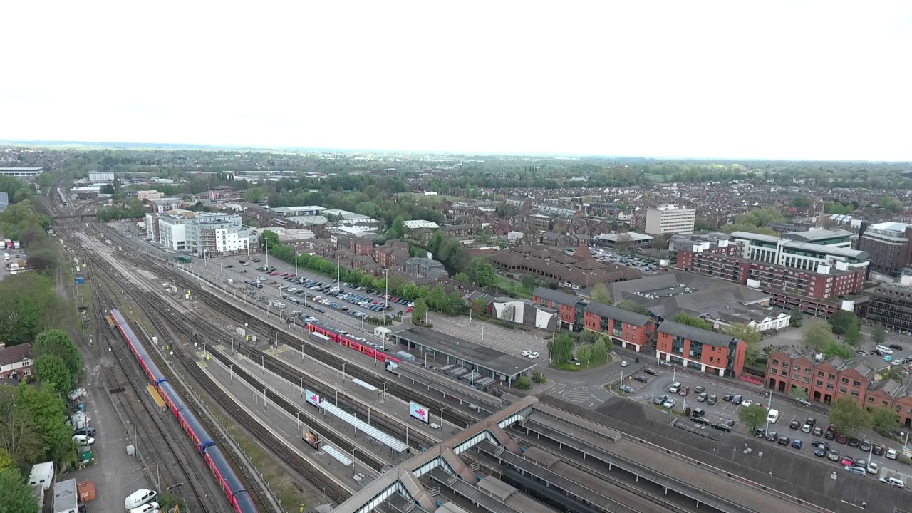 Drone View of Guildford, Surrey 29/04/17