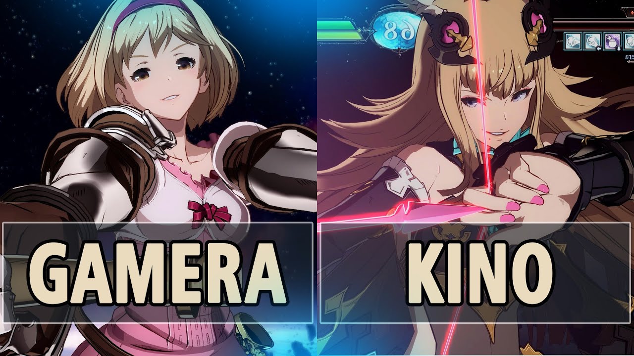 GBVSR: Gamera (Djeeta) Vs Kino (Metera) | High Level Gameplay.