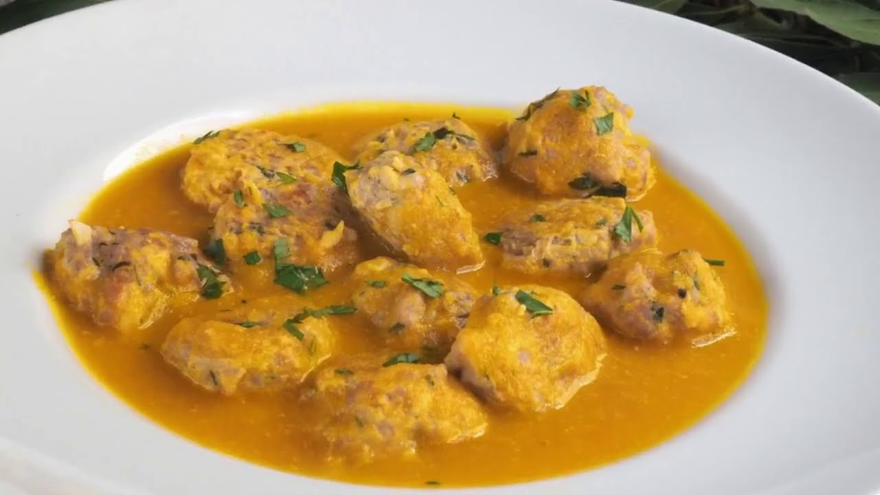 ALBÓNDIGAS EN SALSA DE CEBOLLA ¡Más ligeras y saludables!