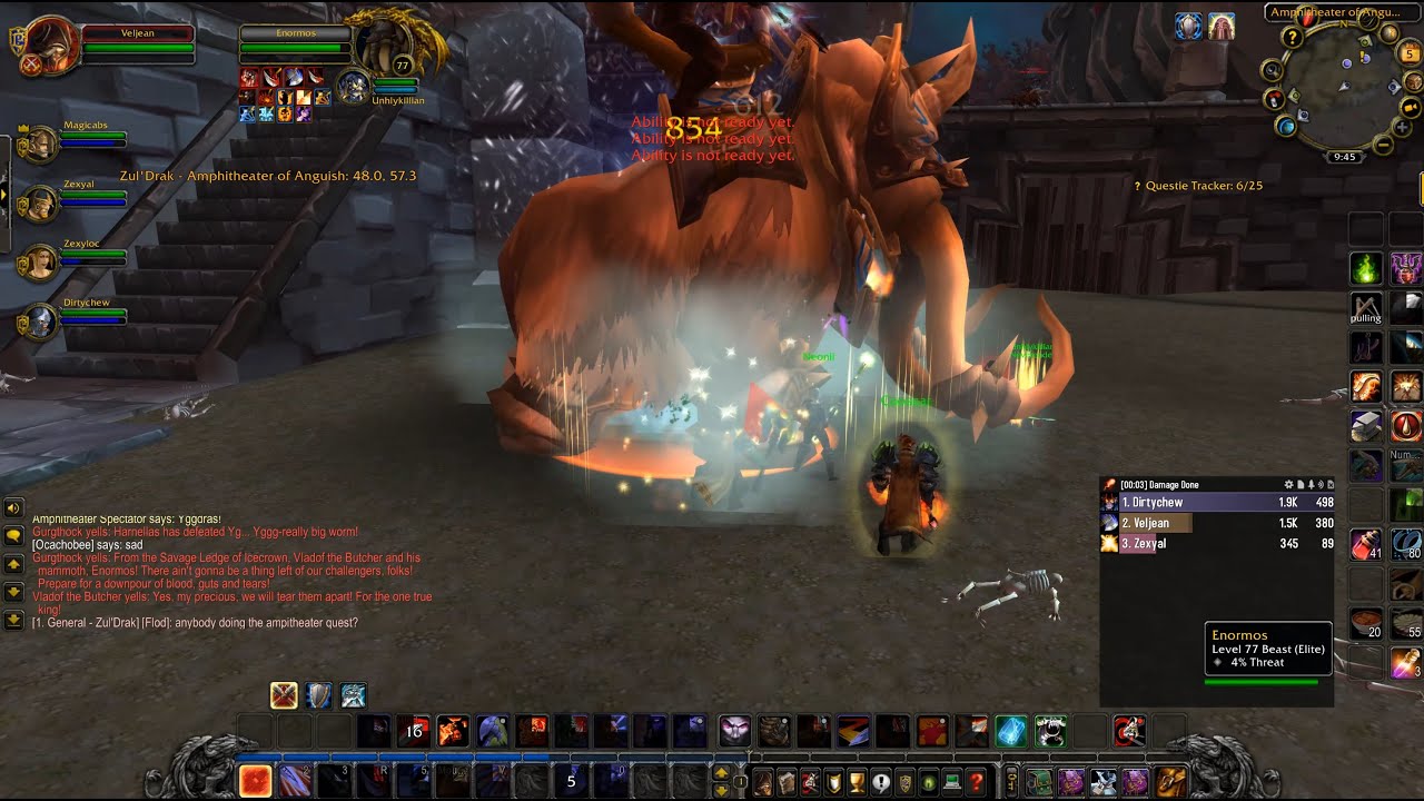 World of Warcraft Amphitheater of Anguish Wrath of The Lich King Classic