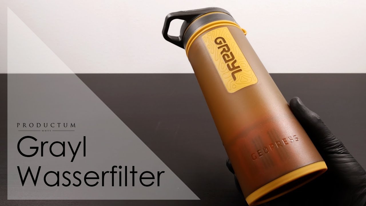 Grayl Geopress - meist ausgewählter 7 vs. Wild Wasserfilter - #7vswild - Ultrapress - Deutsch