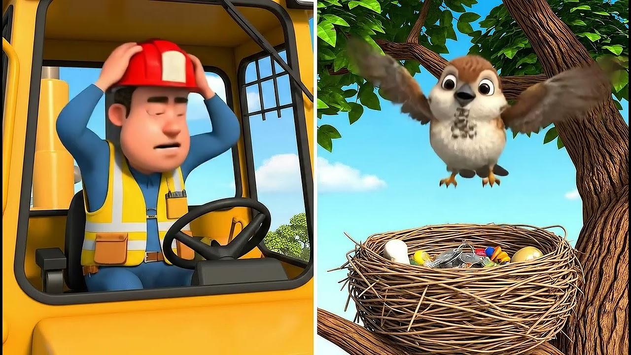 😼🏞️ Brave Cat Simba vs. The Bulldozers – A Funny Rescue Mission!