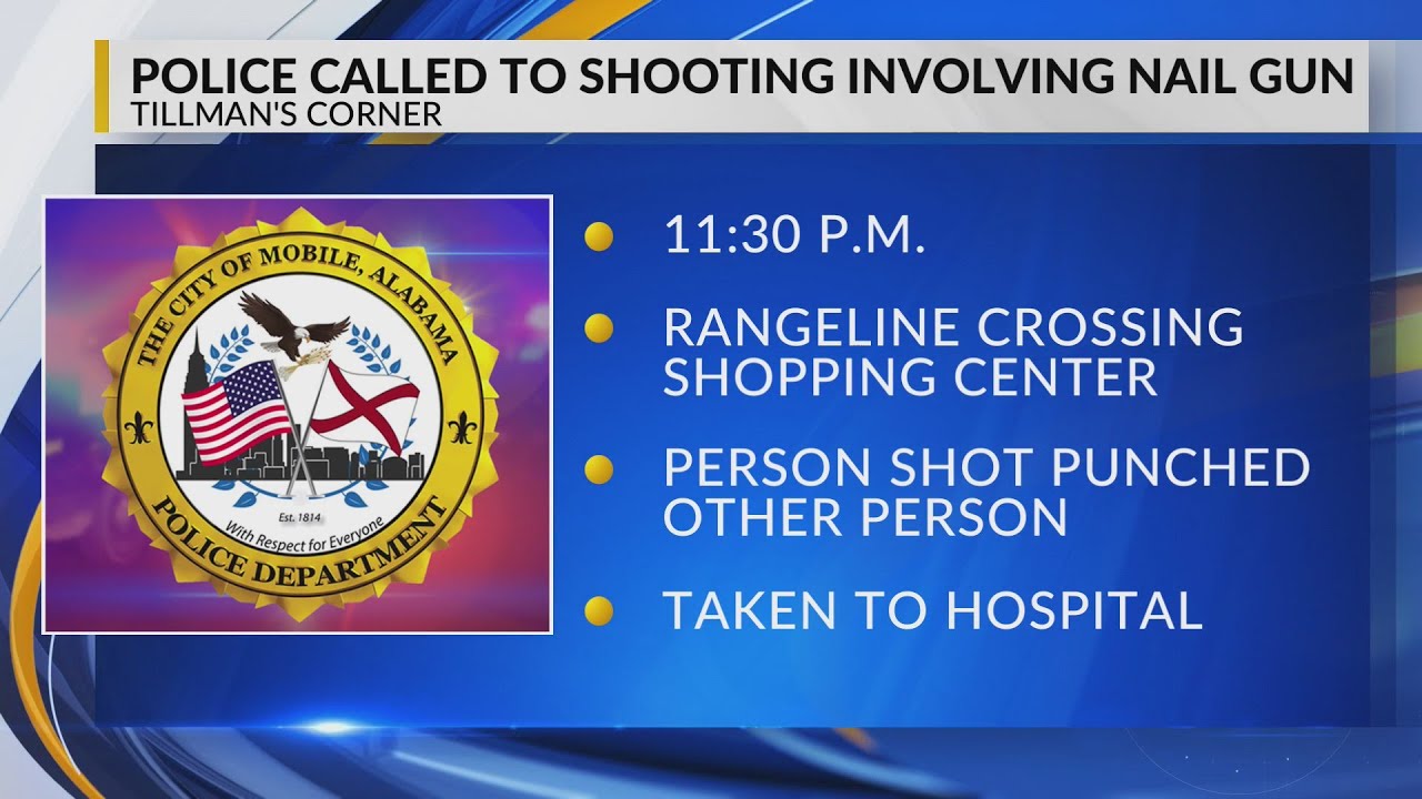 Nail gun shooting was self-defense, say Mobile Police