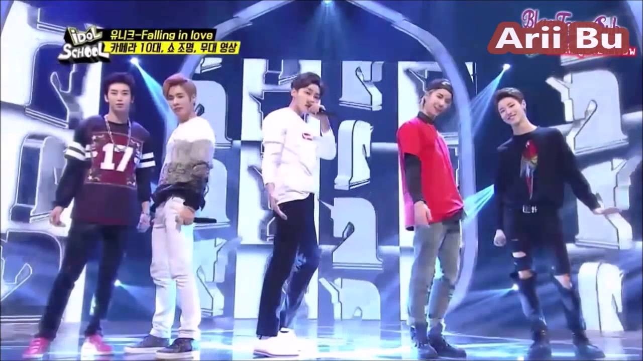 UNIQ - Falling in Love - Idol School Ep.16 & DJ special stage Minx,Hello Venus,MR.MR.,Mad Town,4Ten