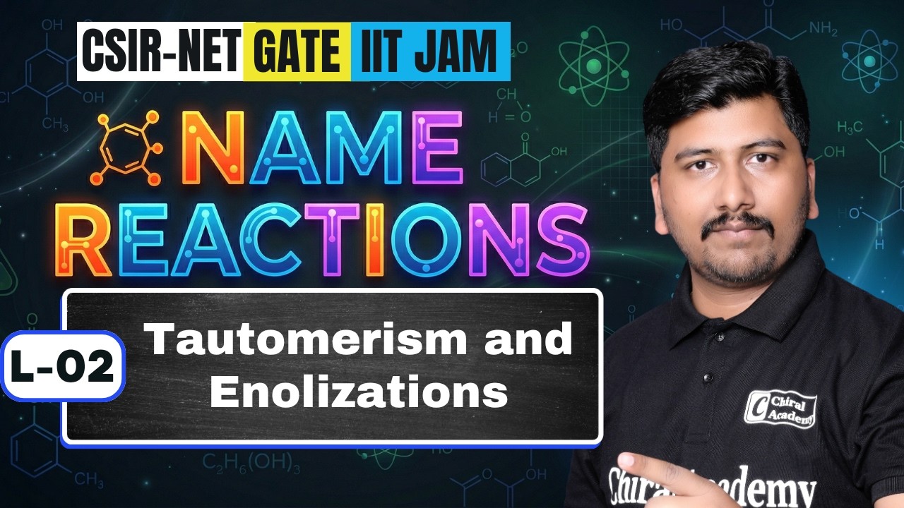 Name Reaction | Enolization | Avinash Sir | Chiral Academy