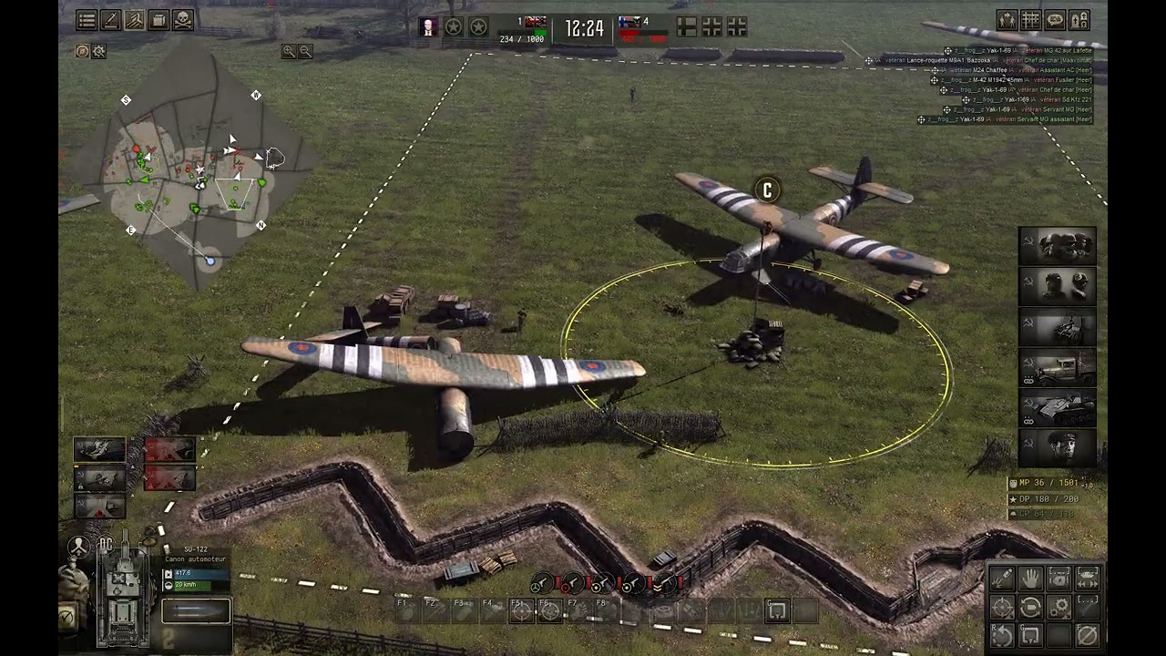 call to arm - GOH - gameplay fr - testing veteran skirmish