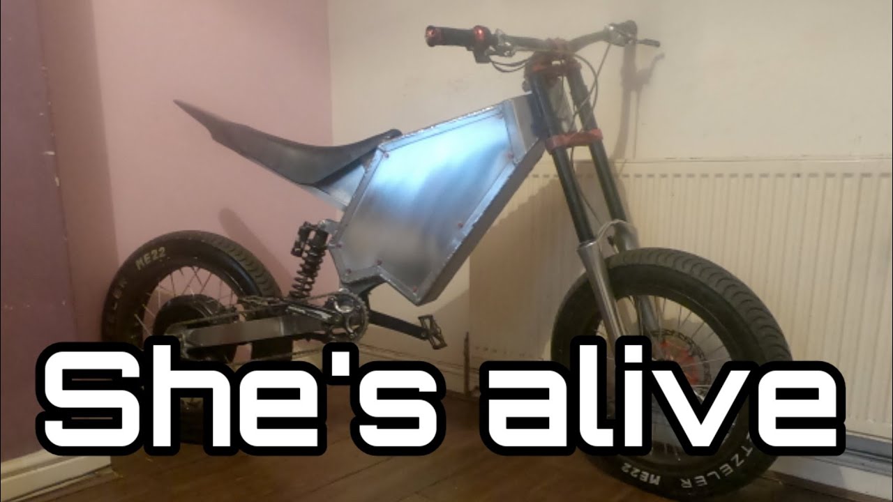 HAND BUILT ALUMINIUM EBIKE FRAME | PROTOTYPE 2 UP AND RUNNING | PROGRESS VIDEO | IT'S ALIVE |