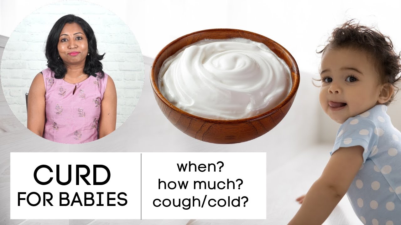 Can I give my baby Curd or Yogurt? 👱| Cough or Cold? How to give? When to start?