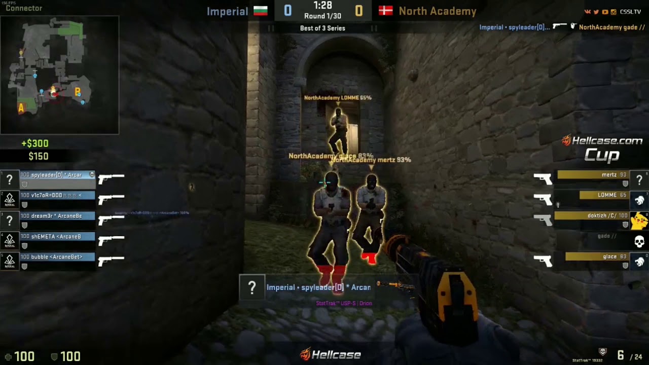 spyleadeR ACE vs North Academy [ pistol round ]