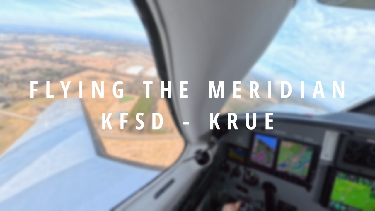 Piper Meridian to FL270: High-Altitude Flight from South Dakota to Arkansas