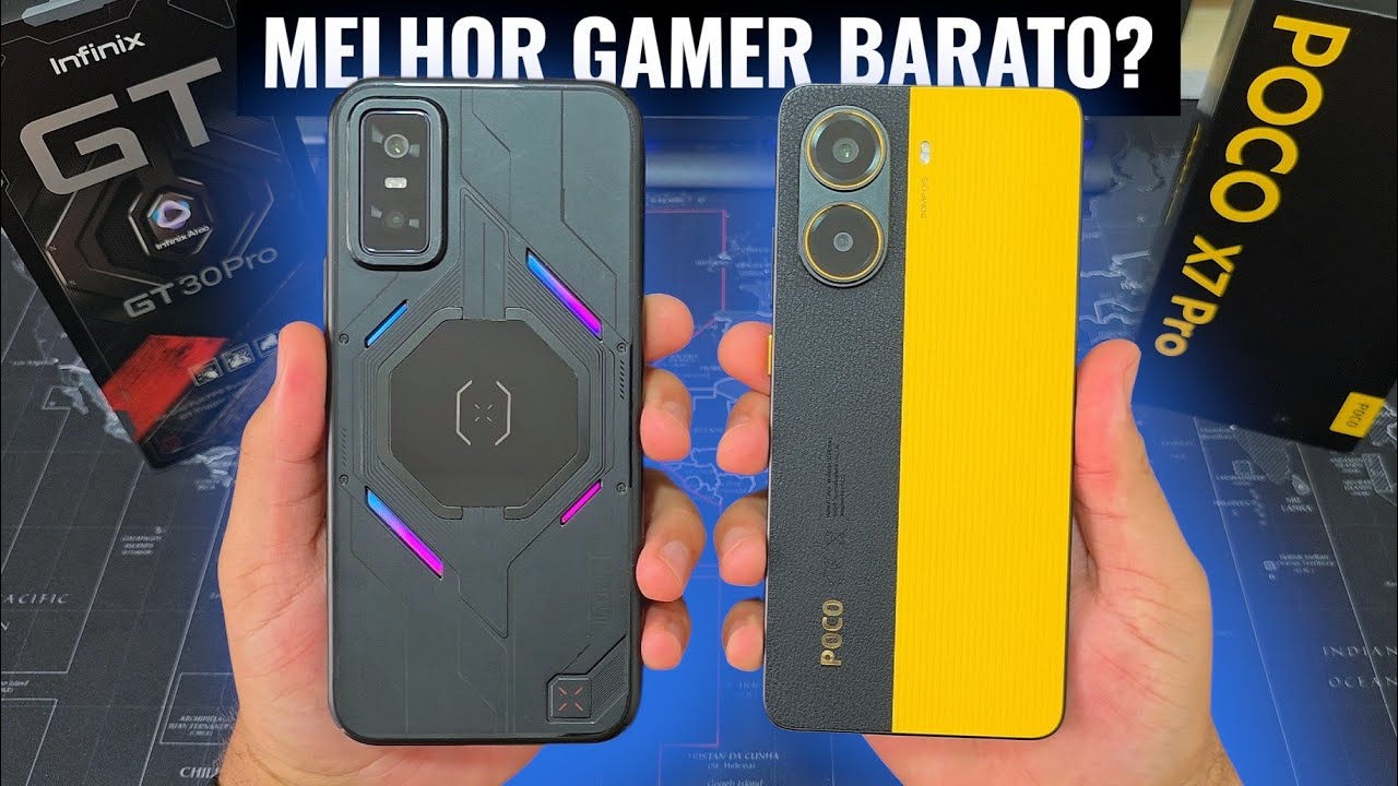 POCO X7 PRO VS INFINIX GT 30 PRO QUAL MELHOR GAMER BARATO?