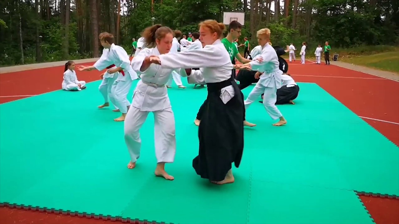 Aikido Treniruotė Gamtos Glėbyje