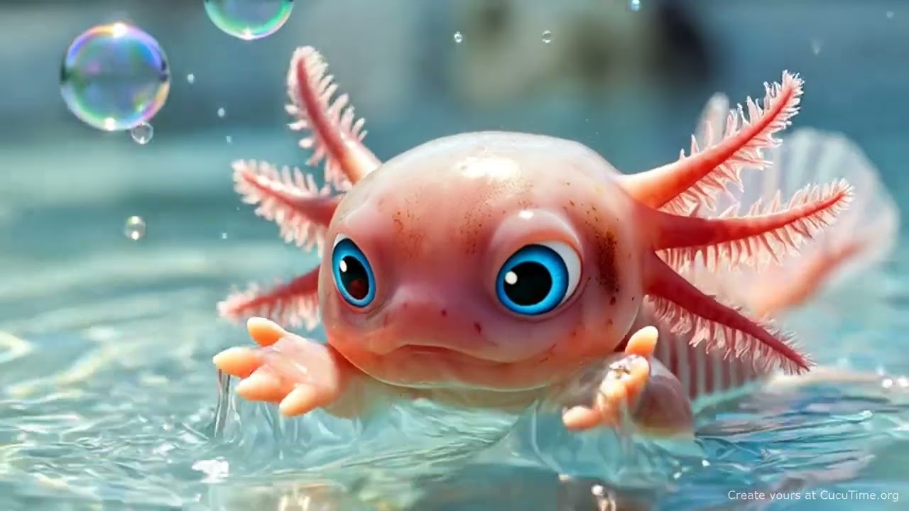 Axel the Axolotl’s Sugar-Sweet Tank