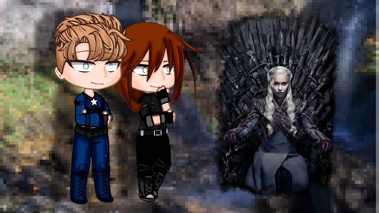 The Avengers' reaction to Daenerys Targaryen from Game of Thrones|🇧🇷🇩🇪🇪🇸🇷🇺🇺🇲|