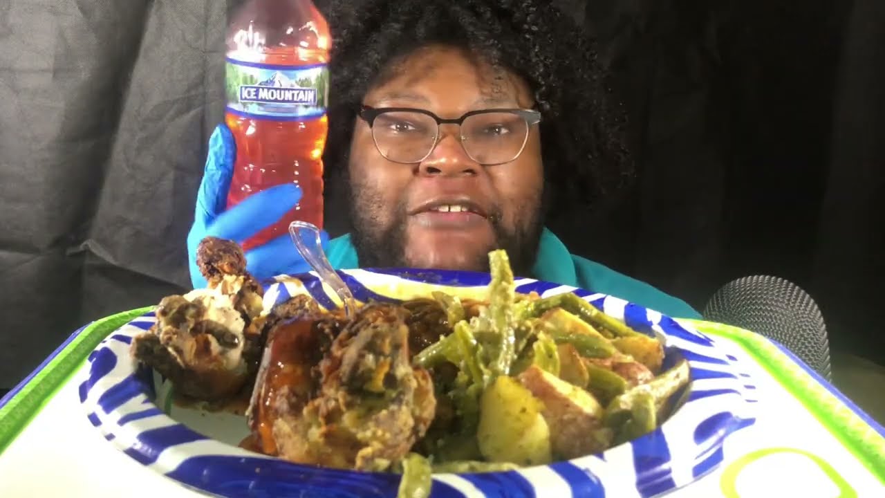 Chicken Drumsticks & Vegetables ASMR | Home Cookin Mukbang 