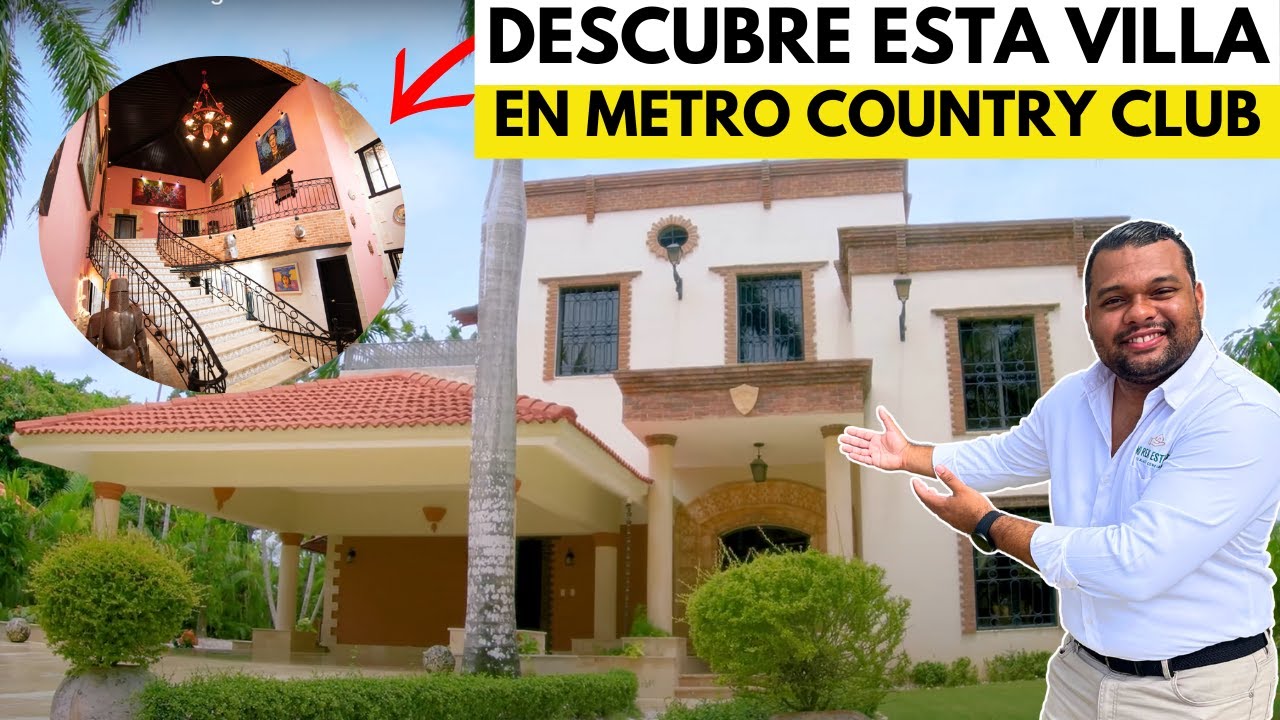 INCREIBLE VILLA EN METRO COUNTRY CLUB | JUAN DOLIO | Invierte Aqui