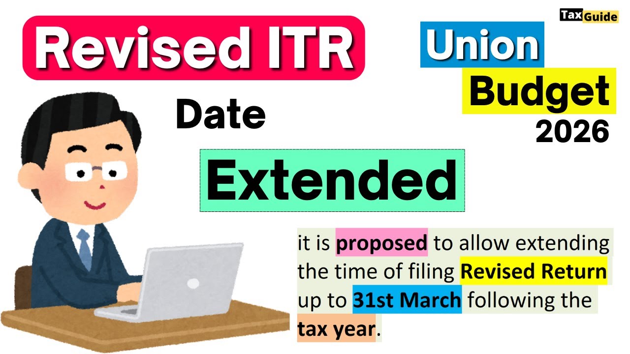 Revised Return Filing Late Fees | New ITR Filing update 2026 | Union Budget 2026 Income Tax Updates