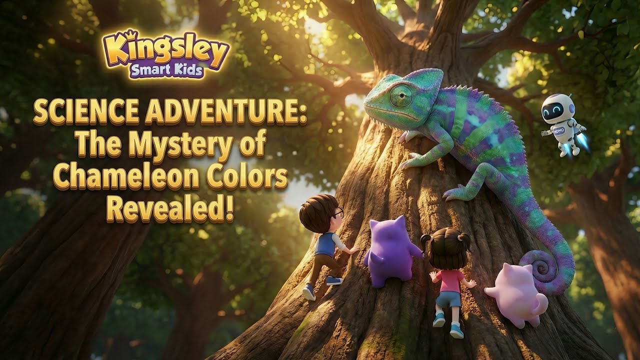 Chameleon Secrets: Color Changing & Cool Species | @KingsleySmartKids