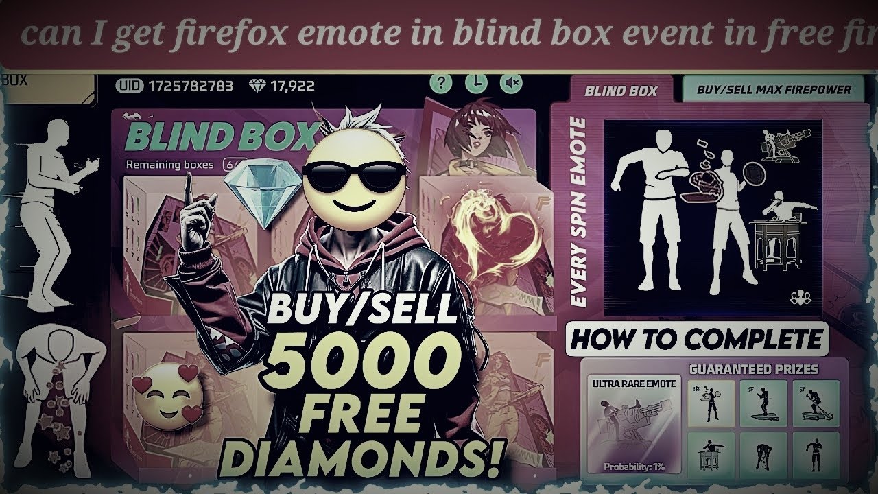 New blind box event in free fire!!!