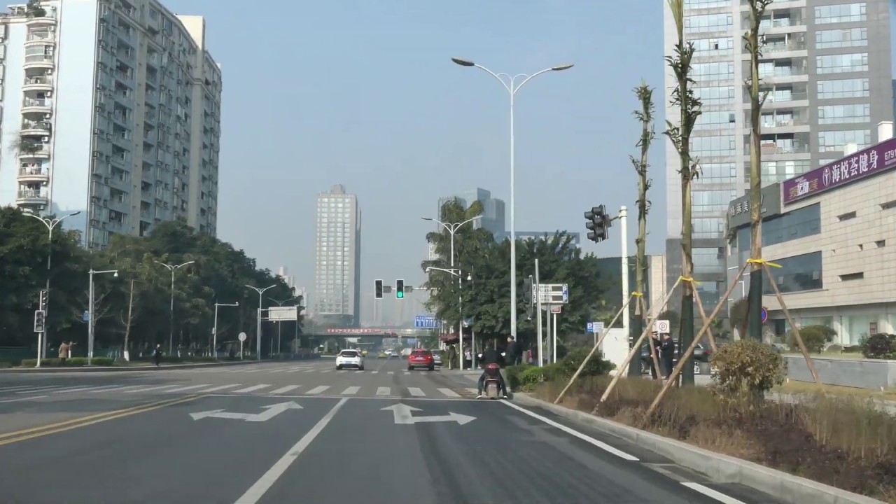 Driving in chongqing, China Yubei District4k