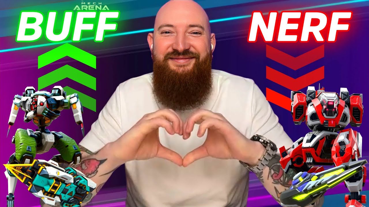 Upcoming buffs/nerfs, new seasons, and a diverse meta | Mech Arena |