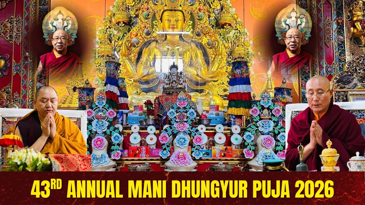 Mani Dhungyur puja for world peace 2026 continuing the legacy of Lama Rinpoche at Swoyambhu,nepal