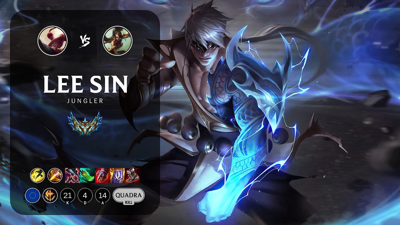 Lee Sin Jungle vs Nidalee - EUW Challenger Patch 13.18