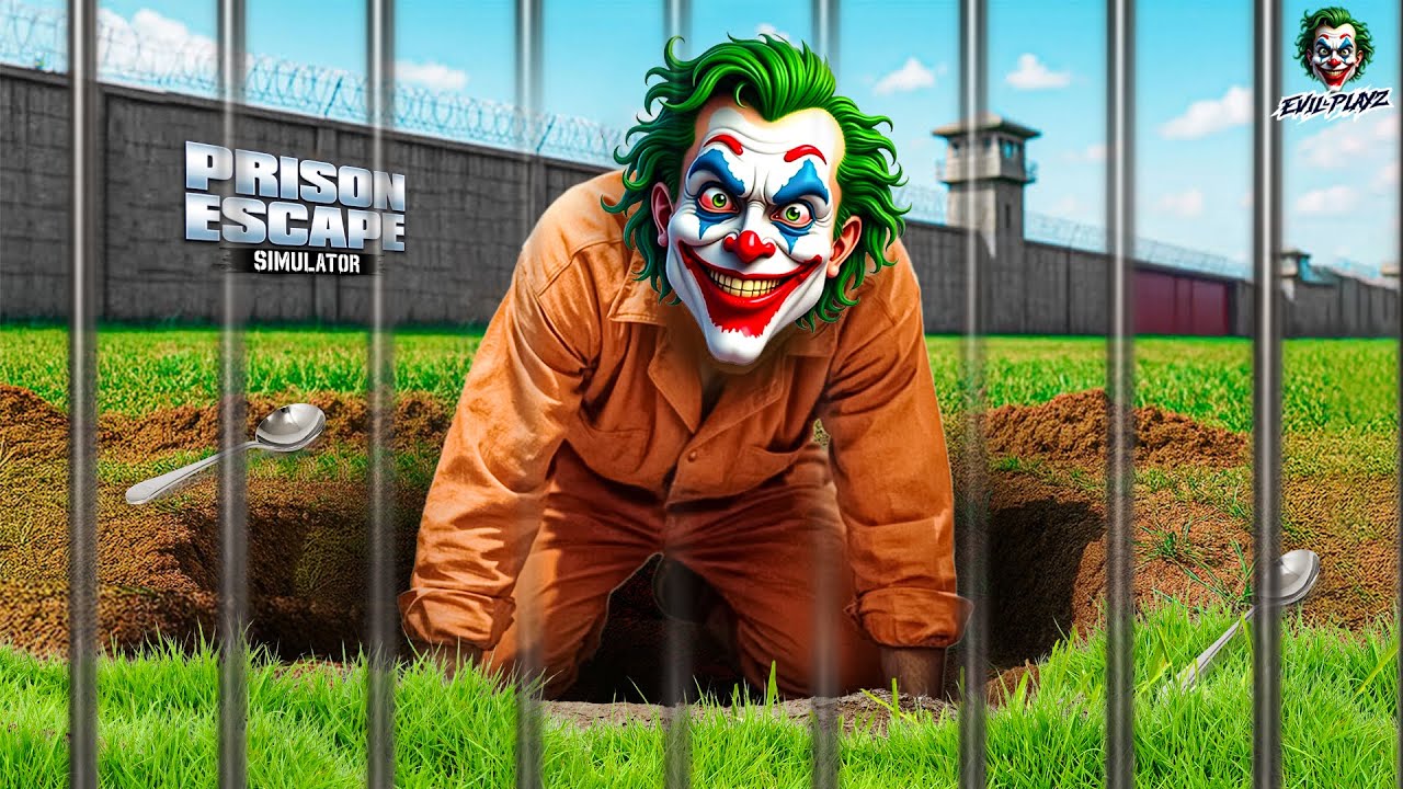 Can I ESCAPE PRISON😱 Only With SPOON 🥄?| Prison Escape Simulator Day 1 #prisonescapesimulator 